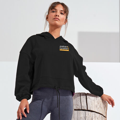 Pristine Condition  - Women's Cropped Oversize Hoodie Thumbnail
