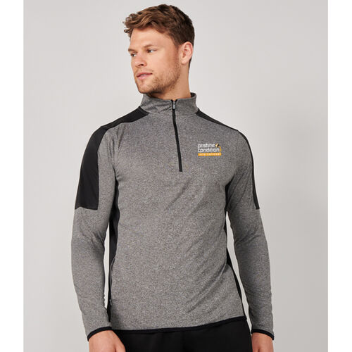 Pristine Condition  - Contrast Zip Neck Midlayer Top Thumbnail